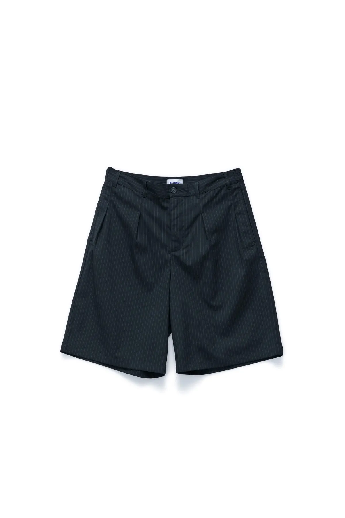 AMPLIFY PLEATED SHORT - BLACK STRIPE