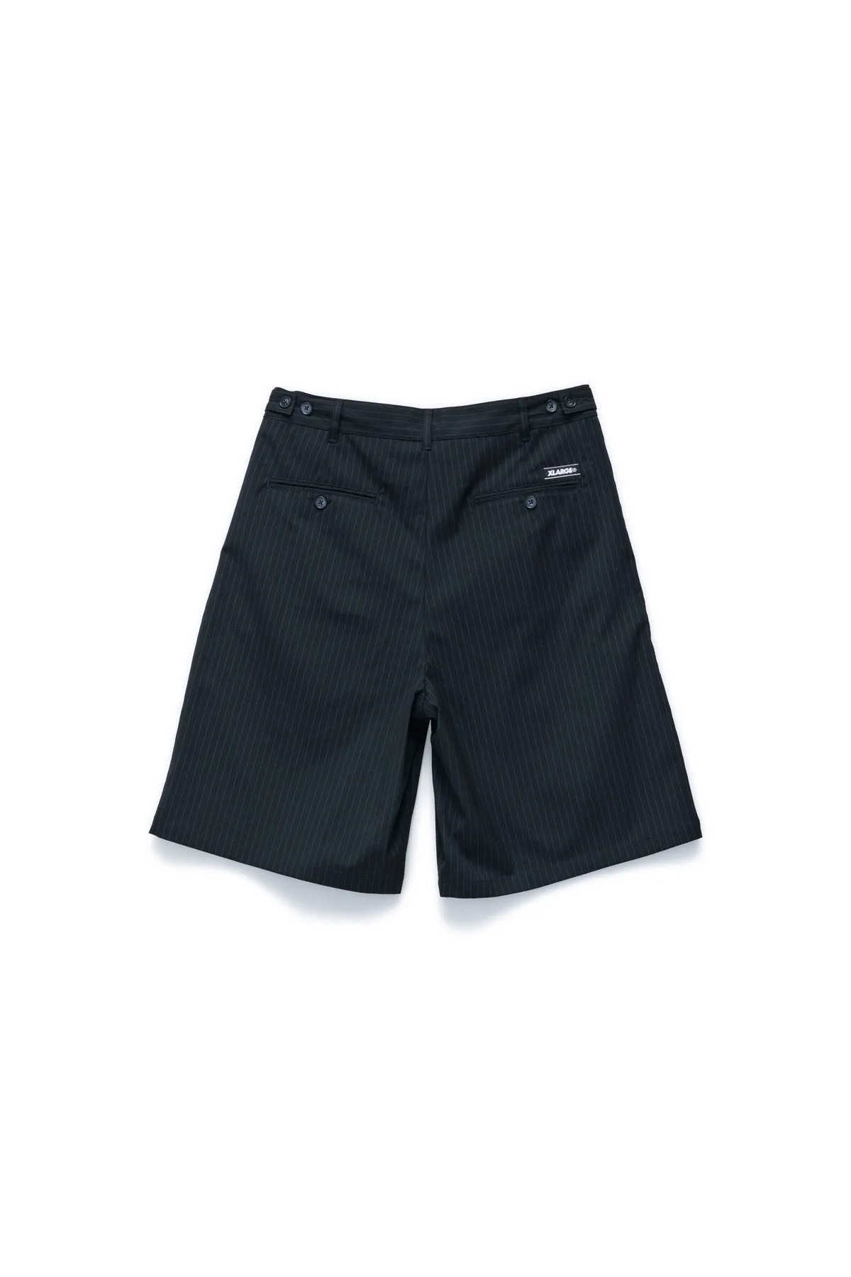 AMPLIFY PLEATED SHORT - BLACK STRIPE