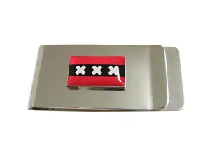 Amsterdam Flag Pendant Money Clip