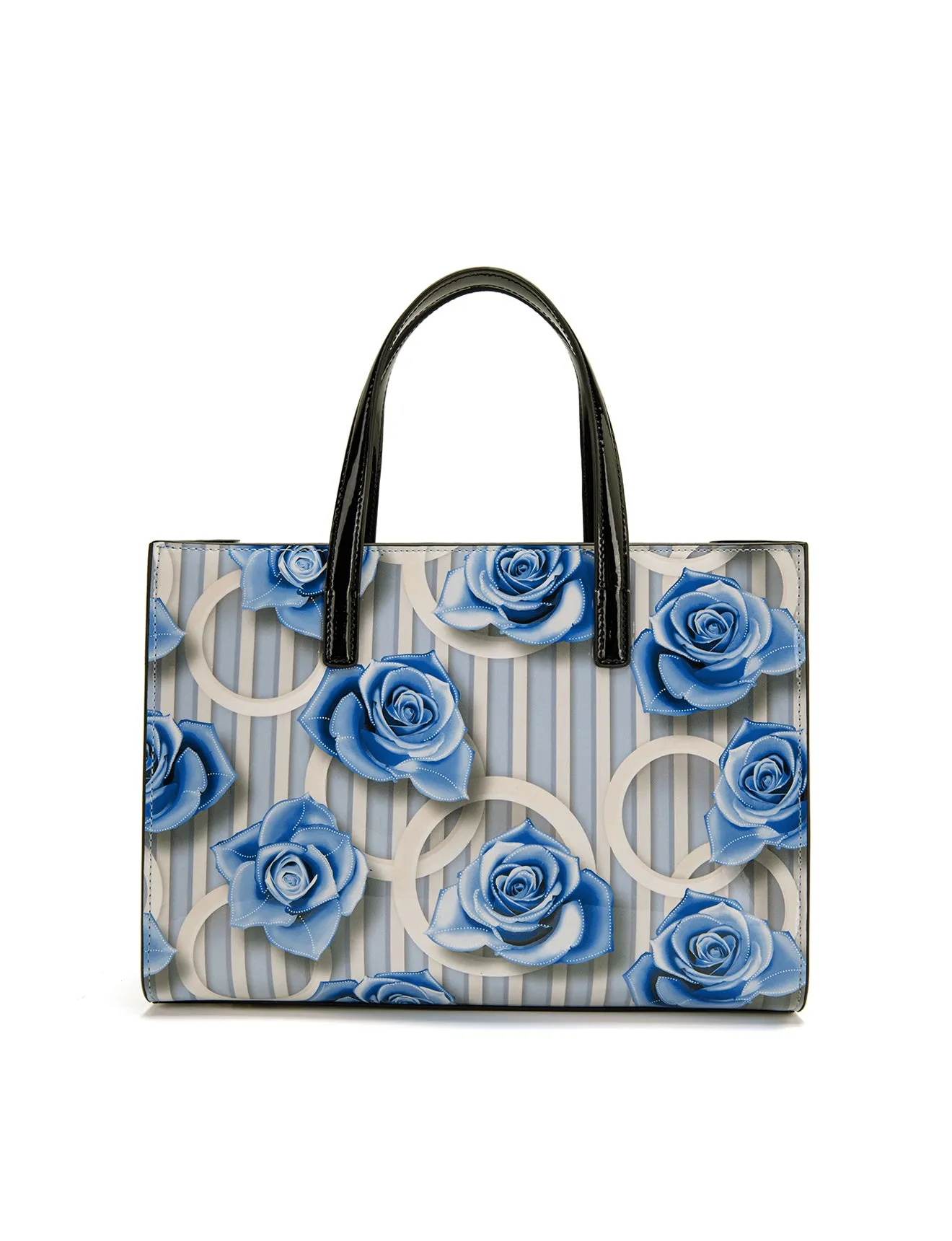 ANNABELLE PATENT LEATHER GRIP HANDLE BAG- SF22-0821-SALE
