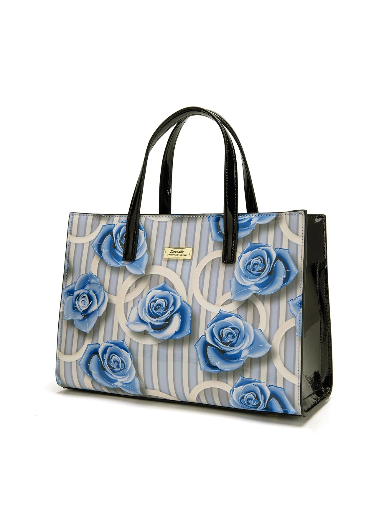 ANNABELLE PATENT LEATHER GRIP HANDLE BAG- SF22-0821-SALE