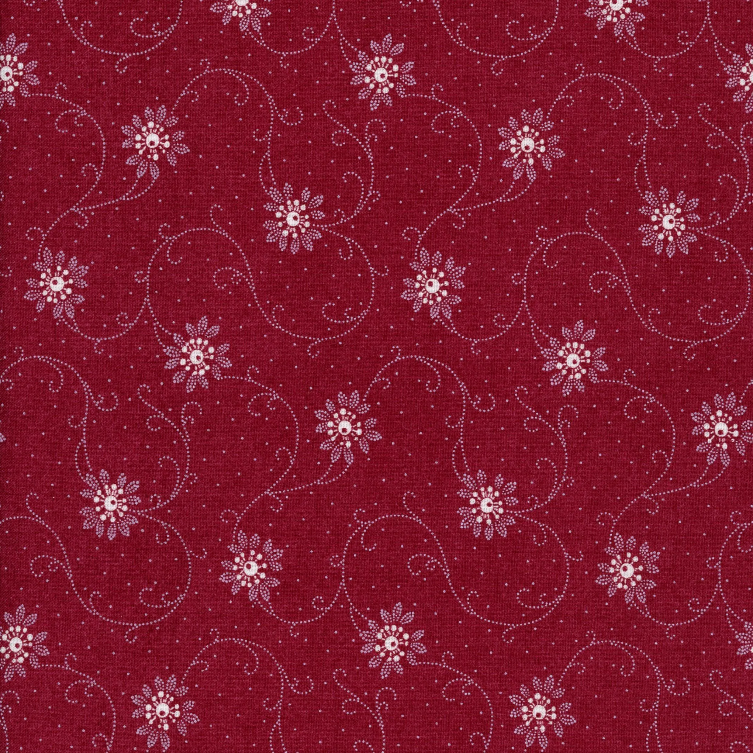 Another Point Of View Vintage Maroon Floral