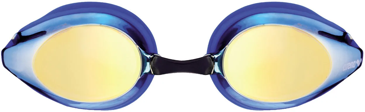 Arena Tracks Mirror Junior Swimming Goggles - Blue