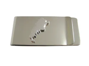 Argentina Map Shape Money Clip