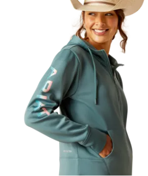 ARIAT TEK WOMENS 1/2 ZIP HOODIE