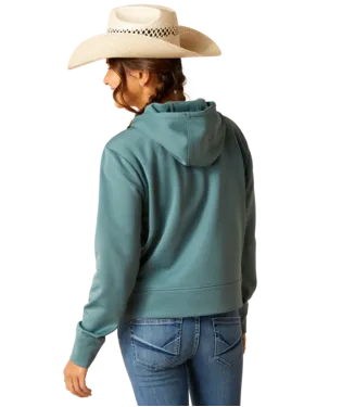 ARIAT TEK WOMENS 1/2 ZIP HOODIE