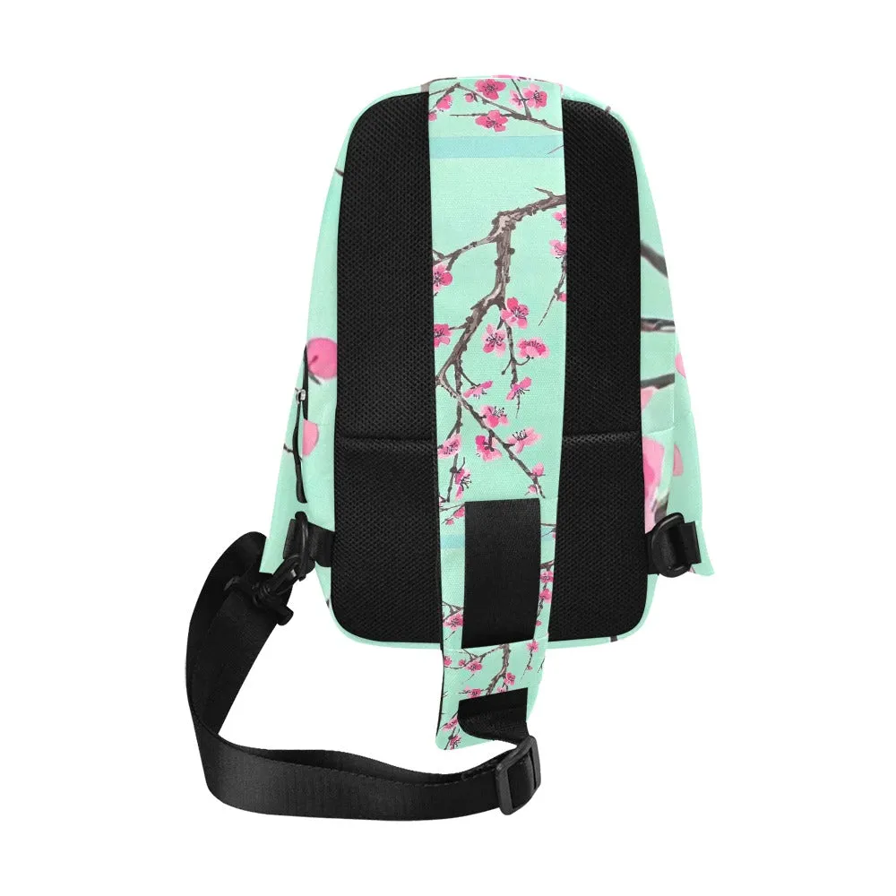 Arizona Green Tea Pattern Men's Chest Bag