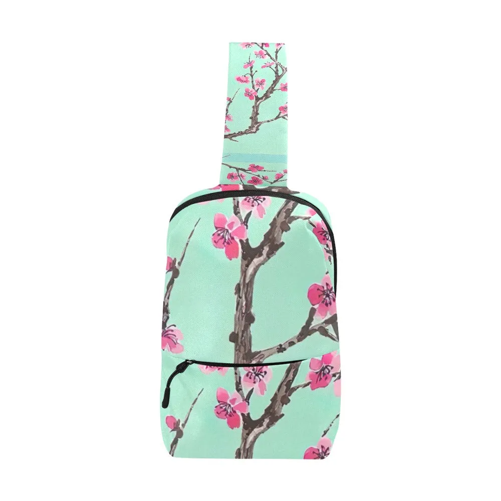 Arizona Green Tea Pattern Men's Chest Bag