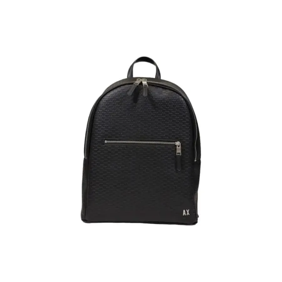 Armani Exchange Men's Black Cross Body Bag with Zip Pockets