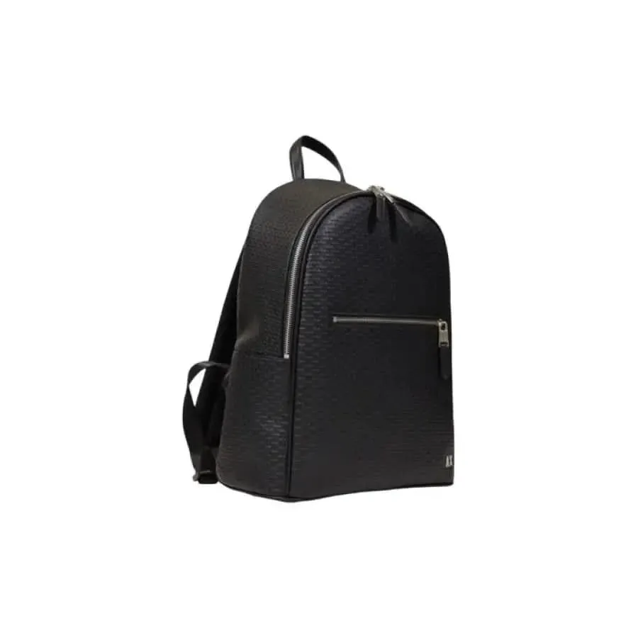 Armani Exchange Men's Black Cross Body Bag with Zip Pockets