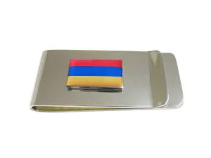 Armenia Flag Pendant Money Clip