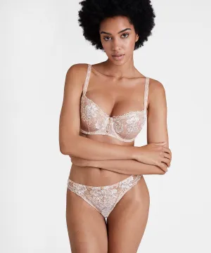 Aubade - Aubade Melodie D'ete Underwired Half-Cup Bra in Ivory