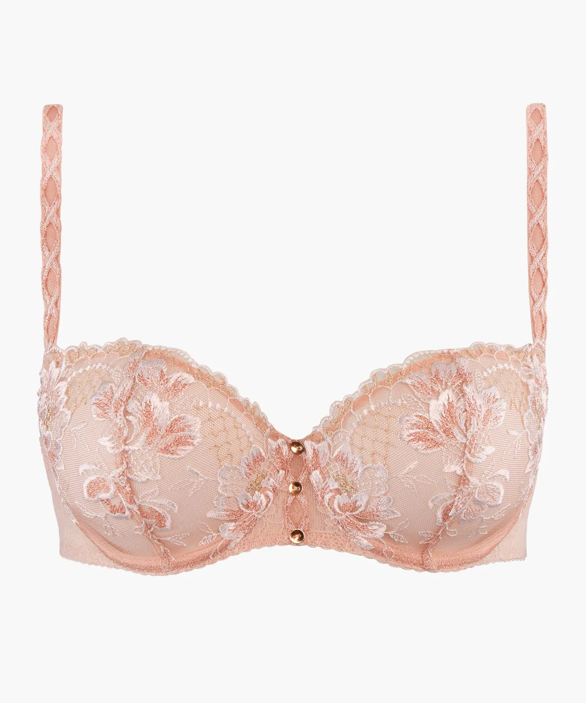 Aubade - Aubade Melodie D'ete Underwired Half-Cup Bra in Ivory