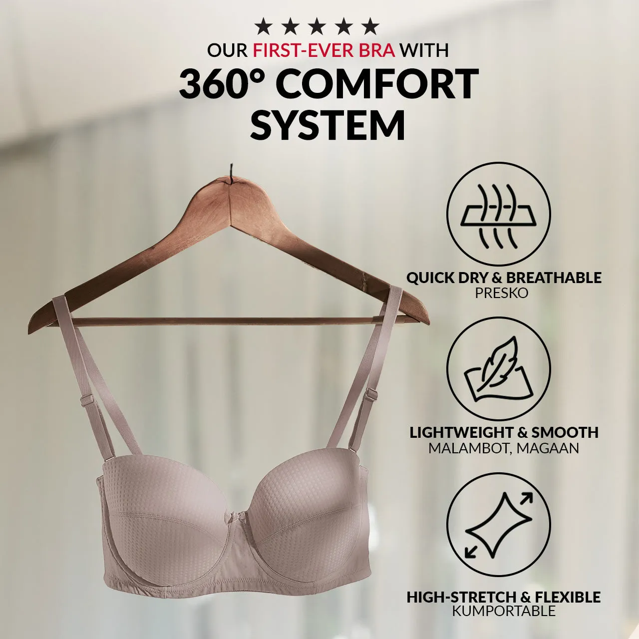 Avon Fashion Classic Angie Underwire 360 Comfort Full Cup Convertible Bra
