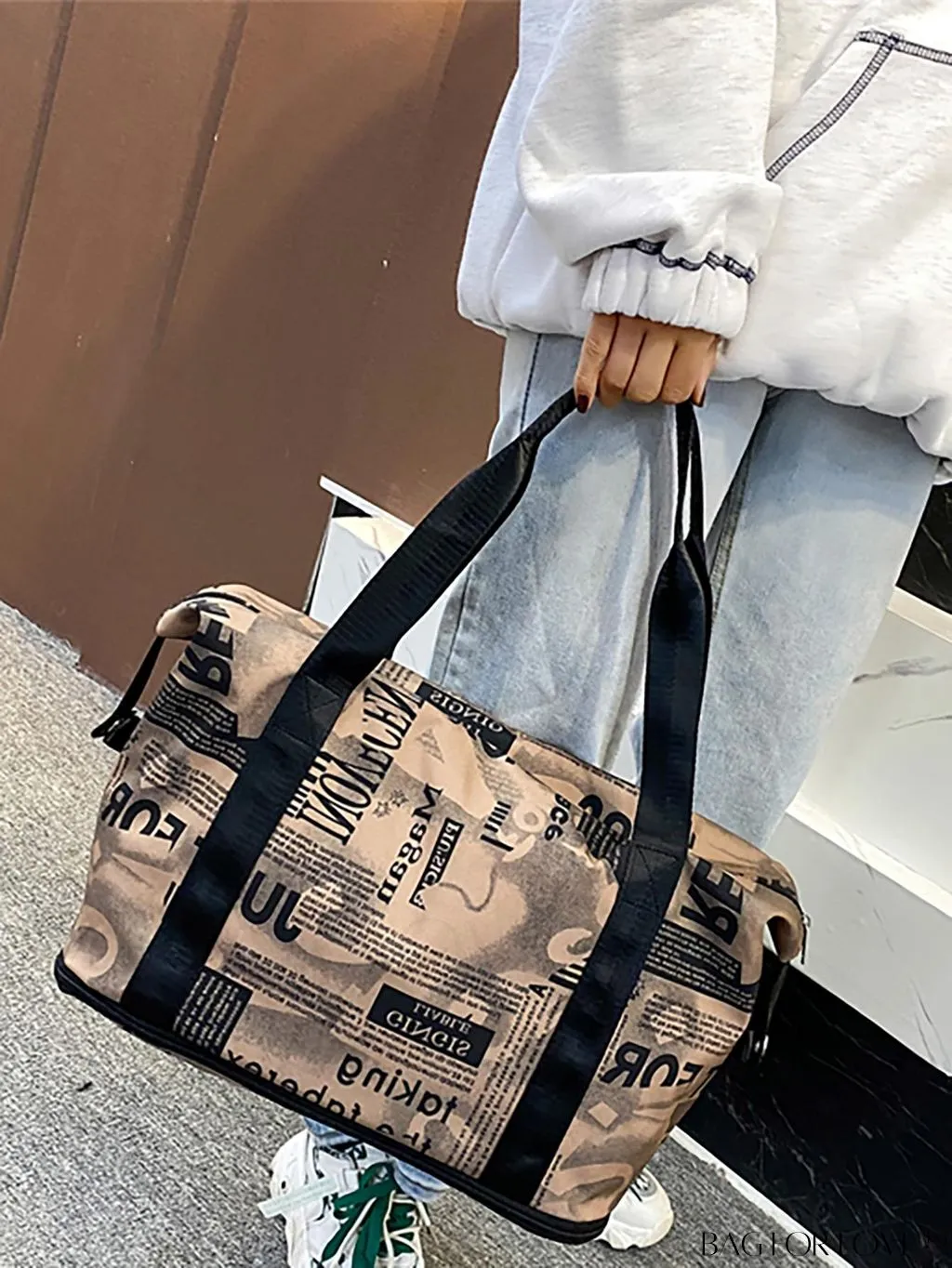BagForLove - Waterproof Travel Bag with Separate Wet/Dry Compartments - Expandable, Lightweight & Spacious for Sports and Outdoors