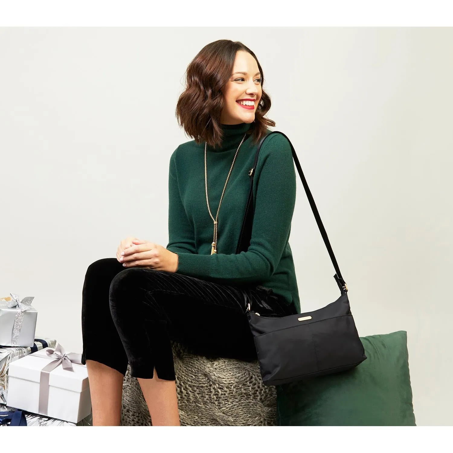 Baggallini Janet Bagg Limited Edition Black Nylon