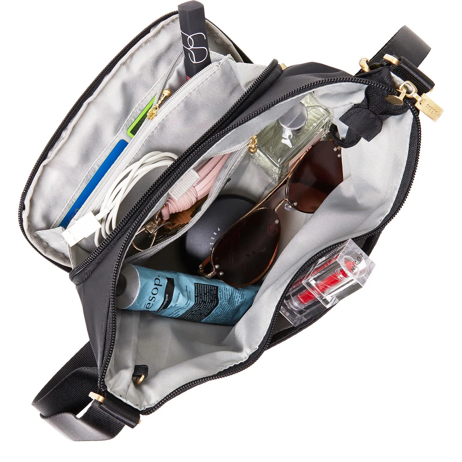 Baggallini Janet Bagg Limited Edition Black Nylon