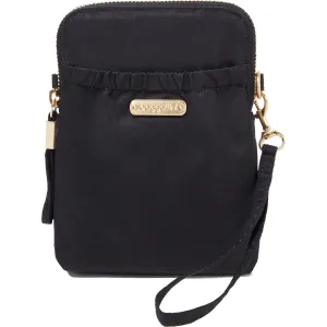 Baggallini RFID Bryant Pouch Holiday Edition Black Nylon