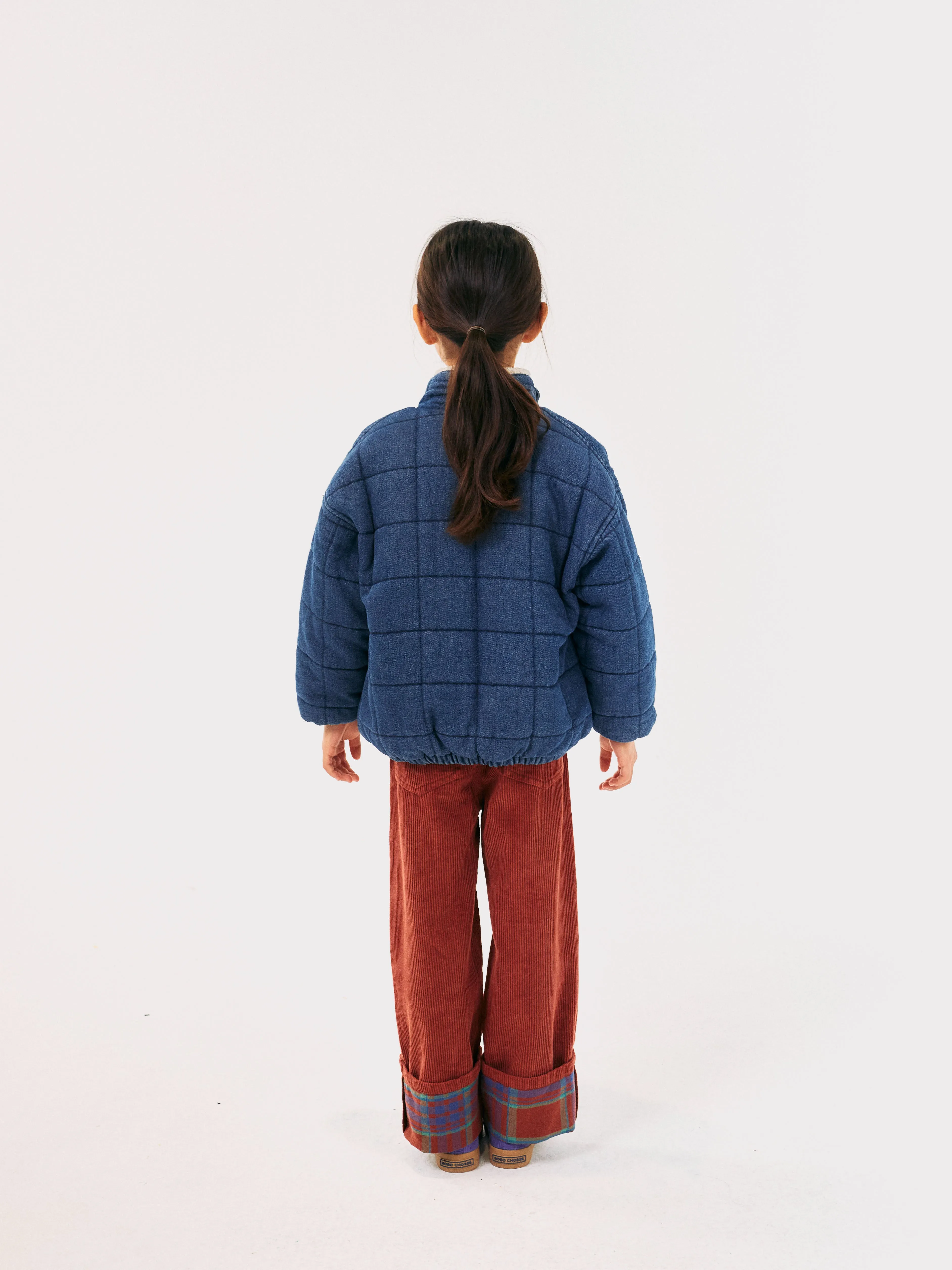B.C Vintage denim quilted jacket, Blue