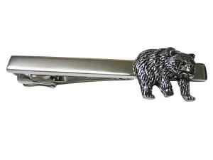 Bear Square Tie Clip