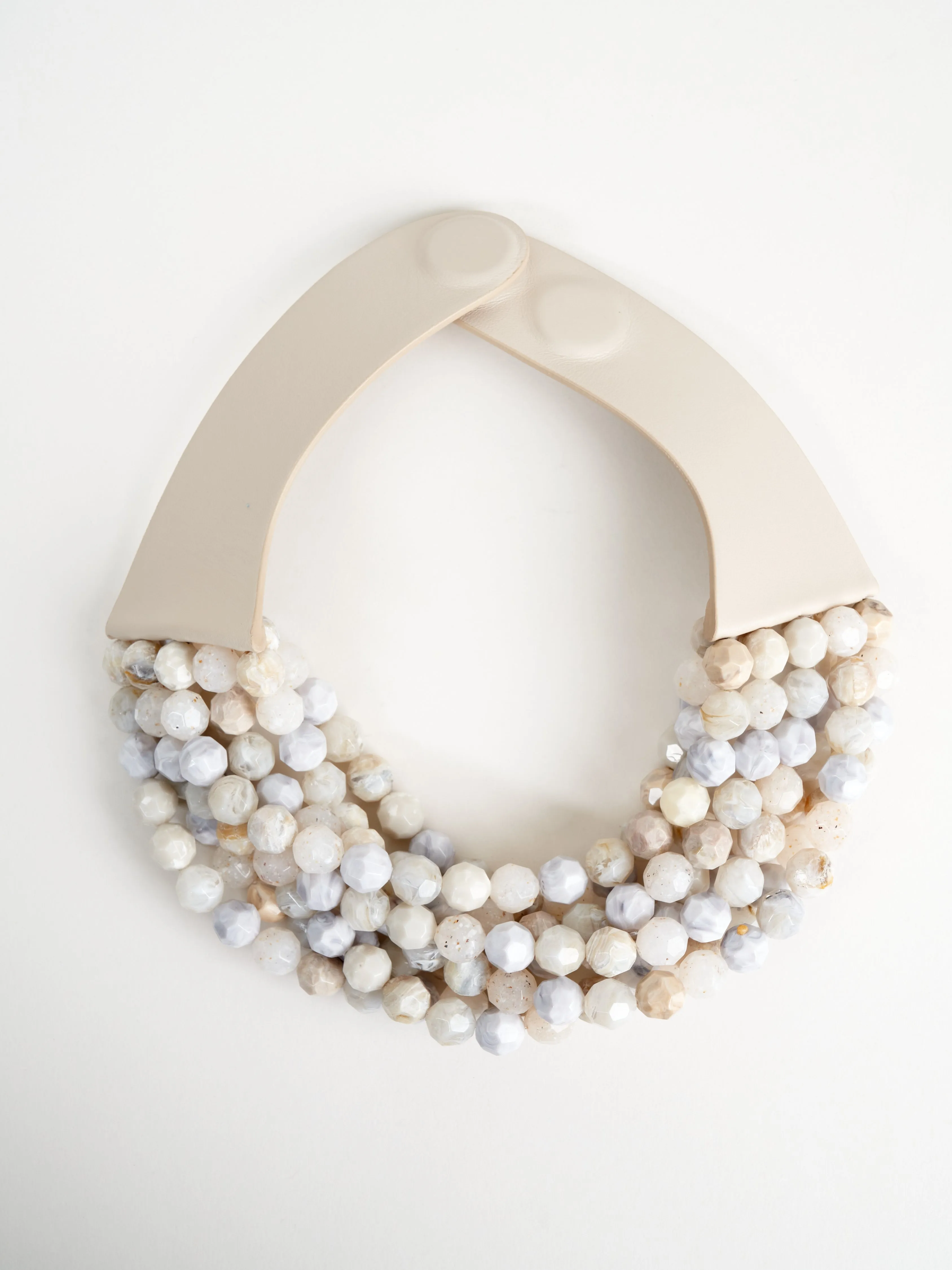 bella necklace - four-tone desert sand