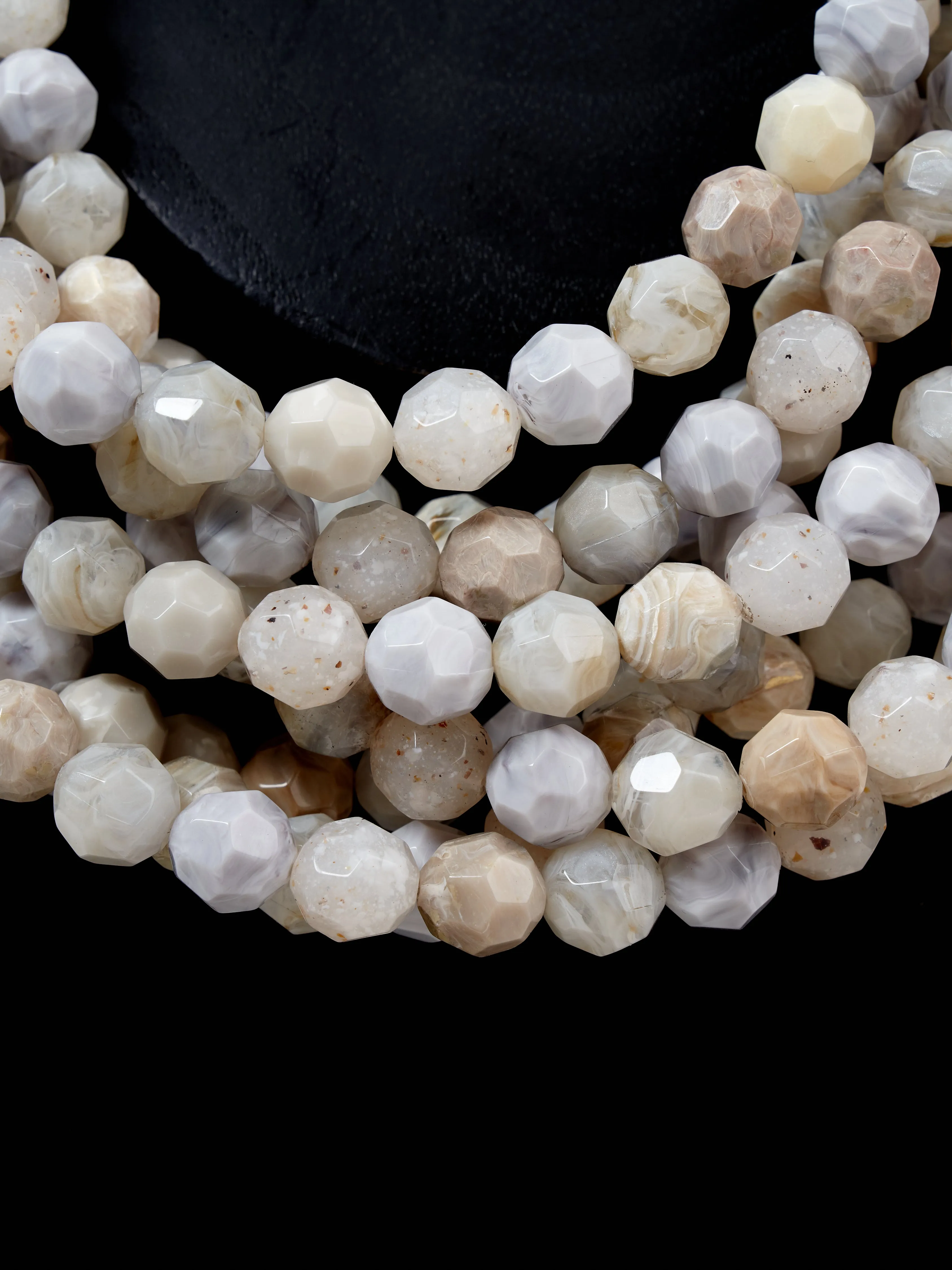 bella necklace - four-tone desert sand