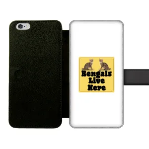 Bengals Front Printed Wallet Cases