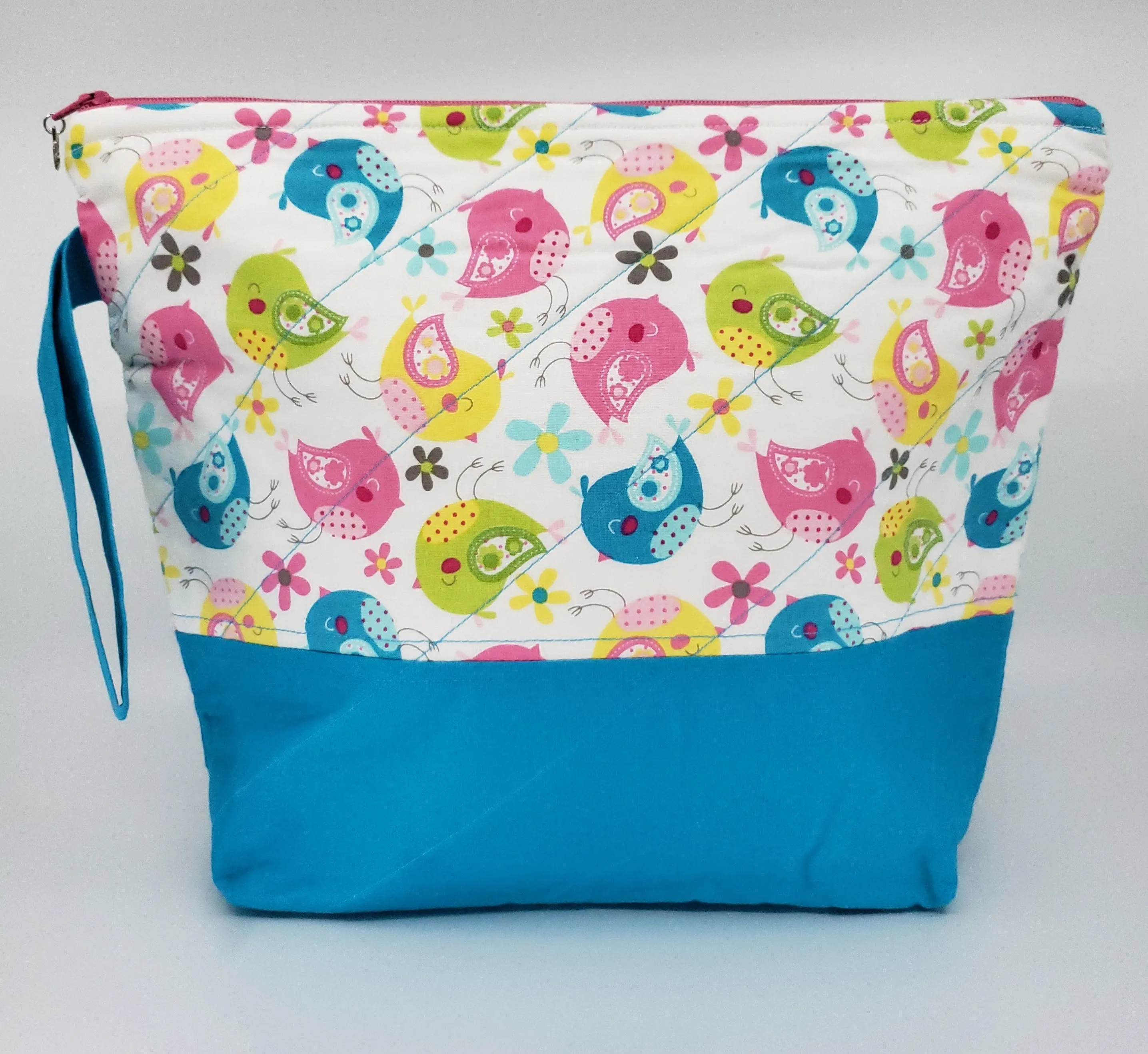 Blue Birds -  Project Bag - Medium