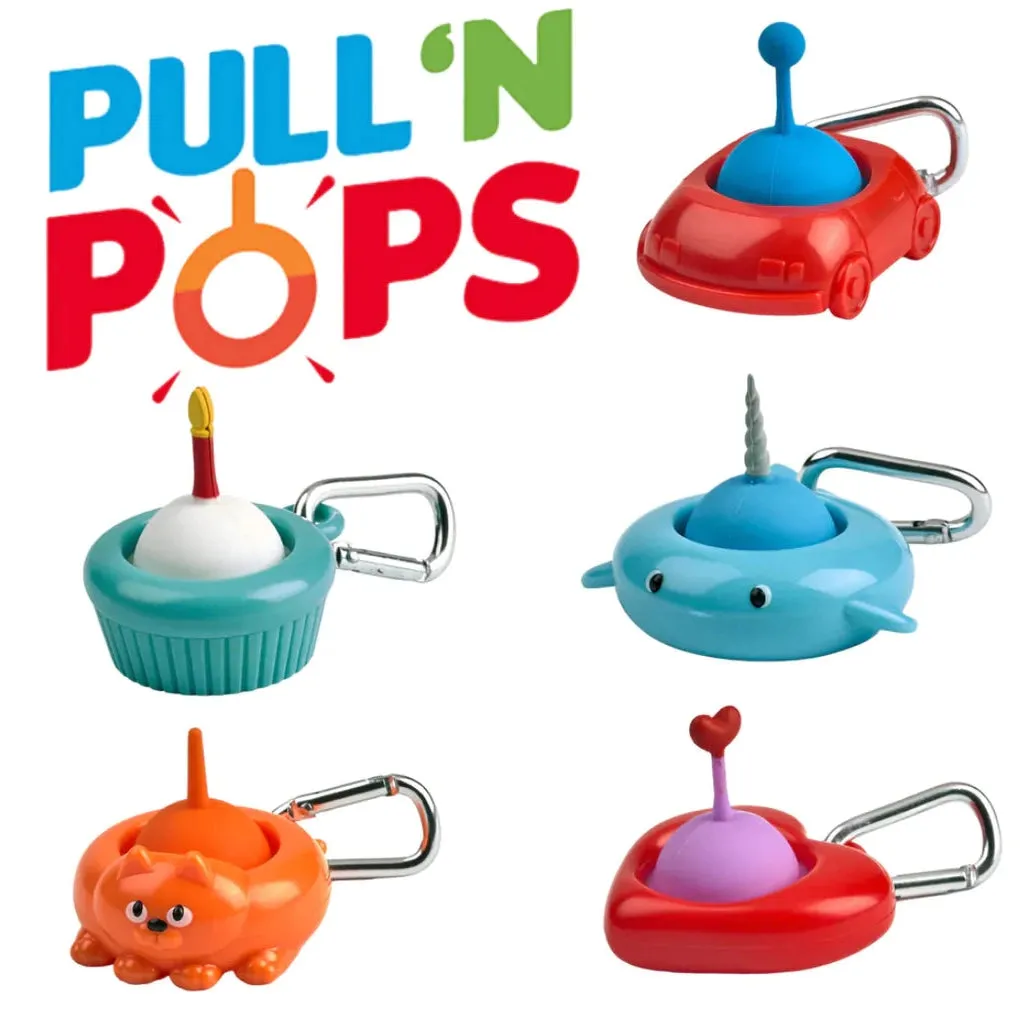Blue Orange Games Pull 'N Pops Big Bubble Keychain
