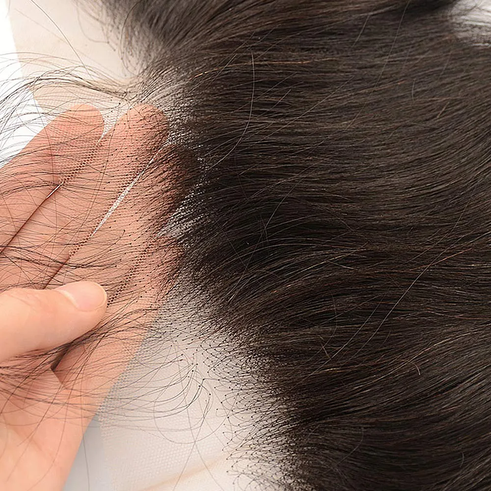 Body Wave Human Hair Closure 13*4 HD Lace Frontal Natural Color MYLOCKME