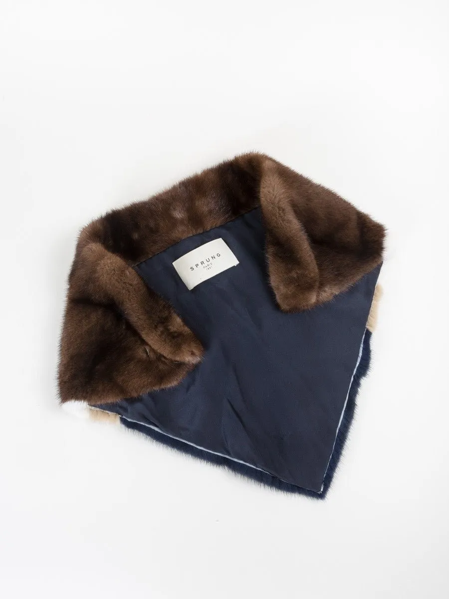 boris mink scarf