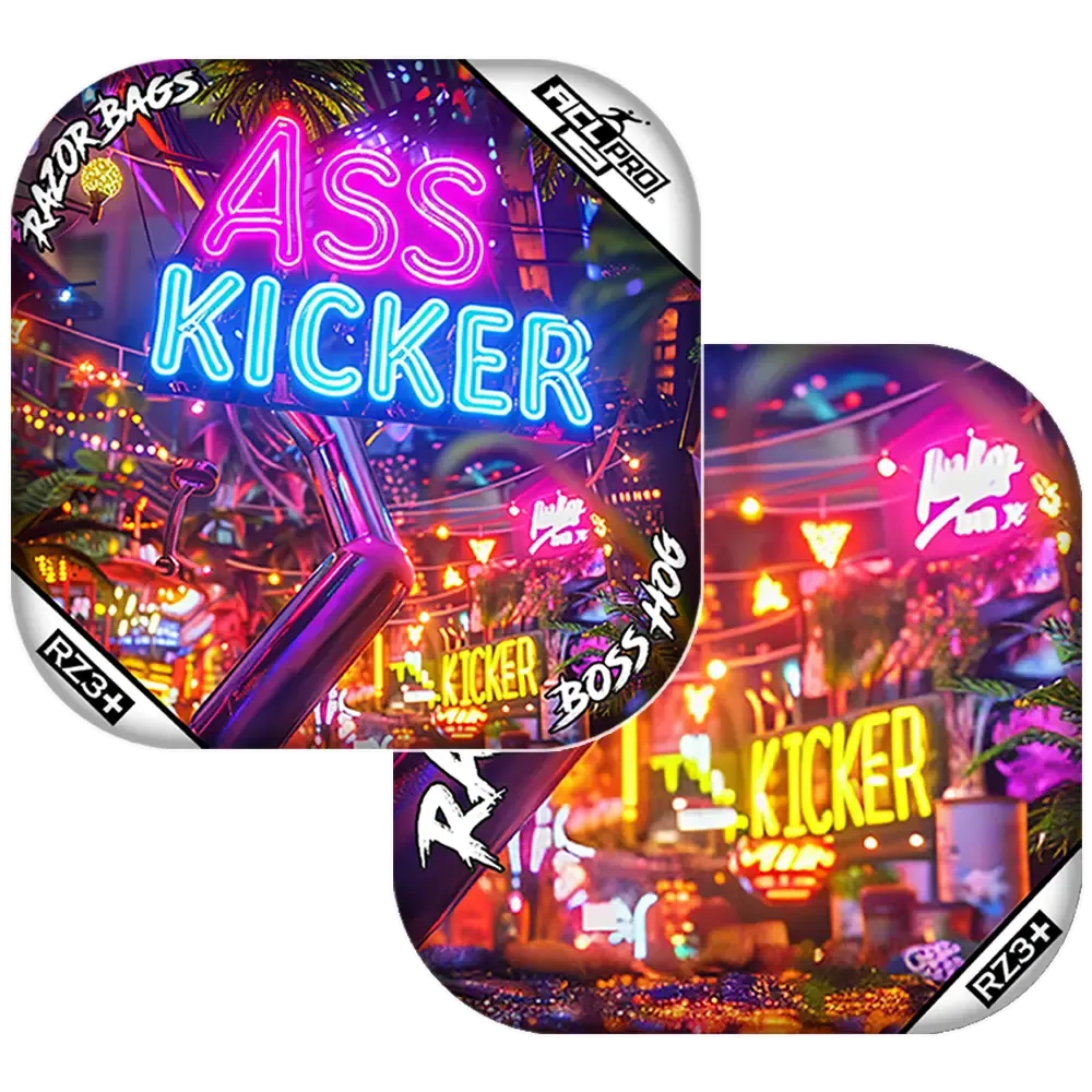 Boss Hog | Ass Kicker Neon | ACL PRO Razor Cornhole Bags