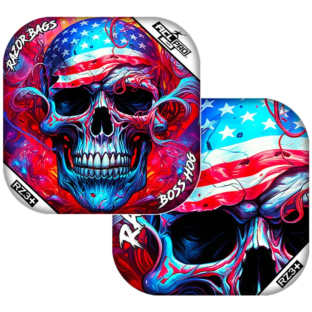 Boss Hog | Skull Merica | ACL PRO Razor Cornhole Bags