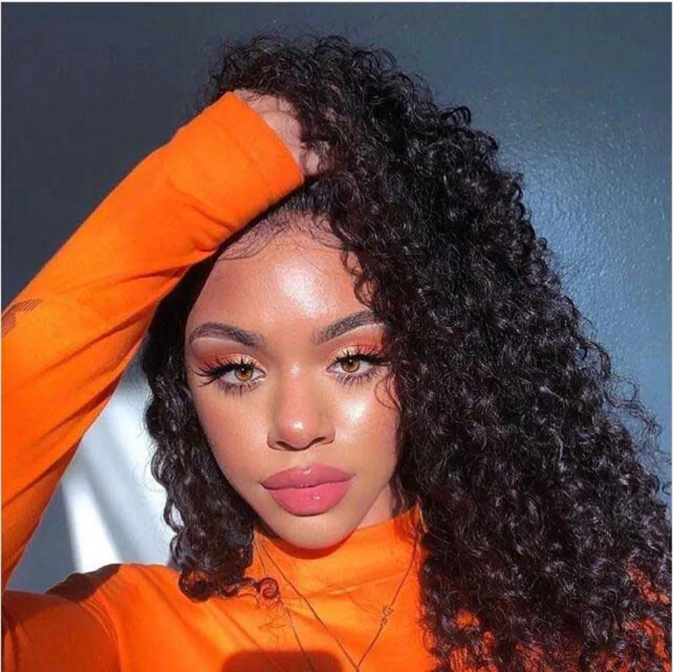 Brazilian Kinky Curly 4 Bundles With 4×4 Lace Closure 10A Grade 100% Human Remy Hair MYLOCKME