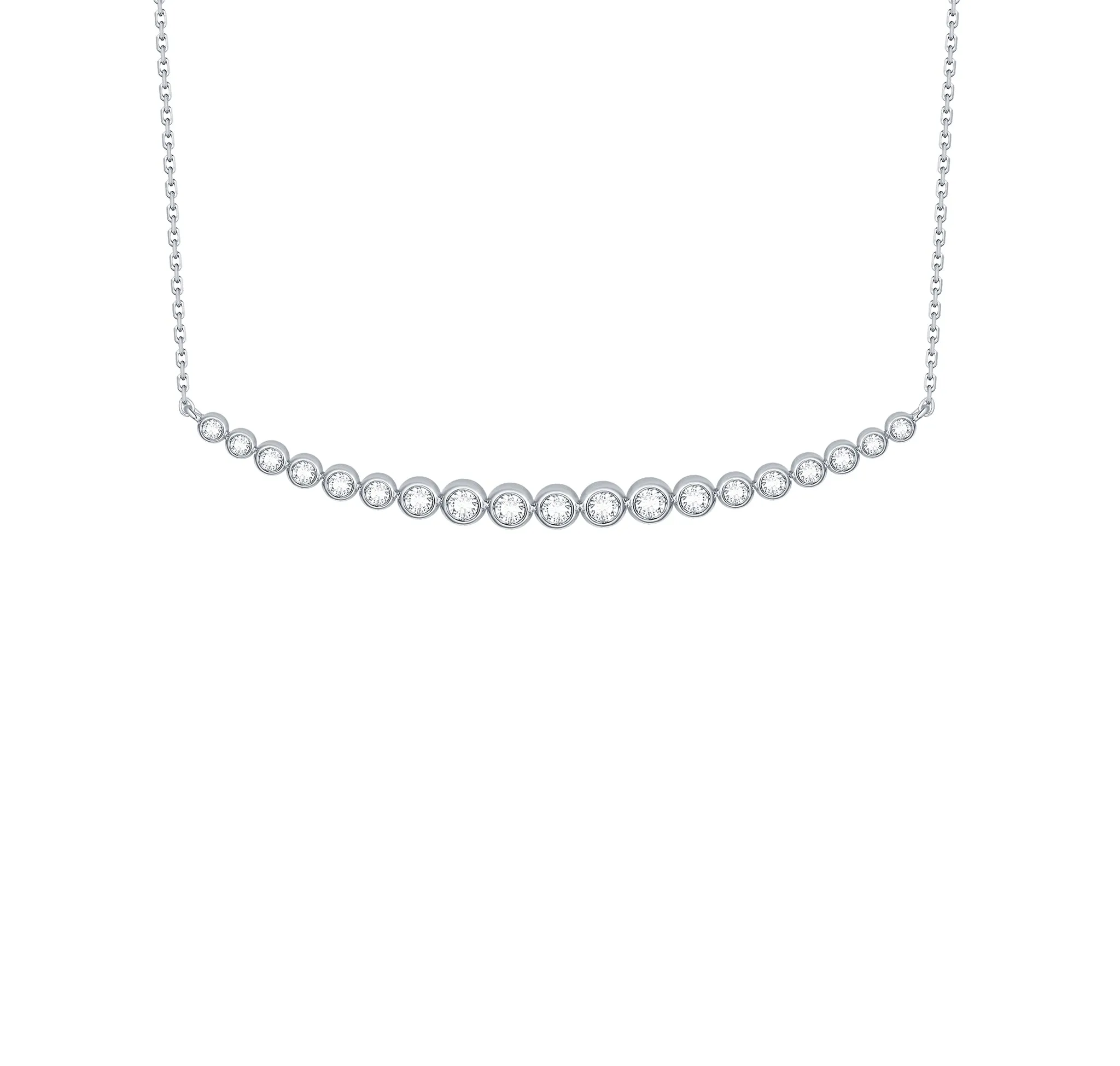 Bubbly 0.50ct Lab Grown Diamonds Necklace <br> NL-00177WHT
