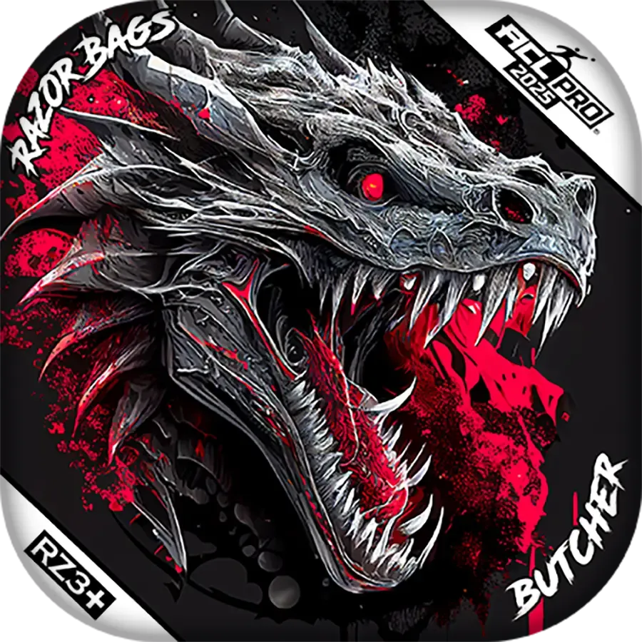 Butcher | Dragon Black Series | ACL PRO Razor Cornhole Bags