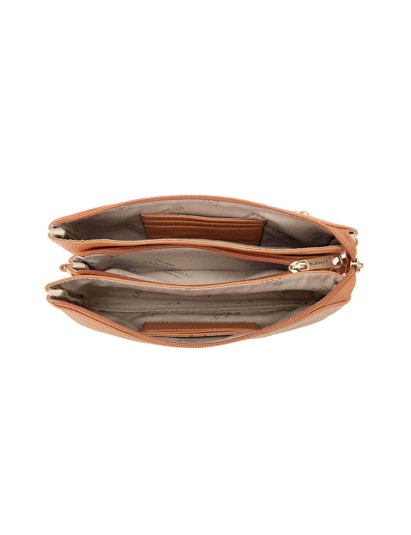 CANDICE LEATHER WALLET WITH SHOULDER STRAP- E1-0809-APR-SALE