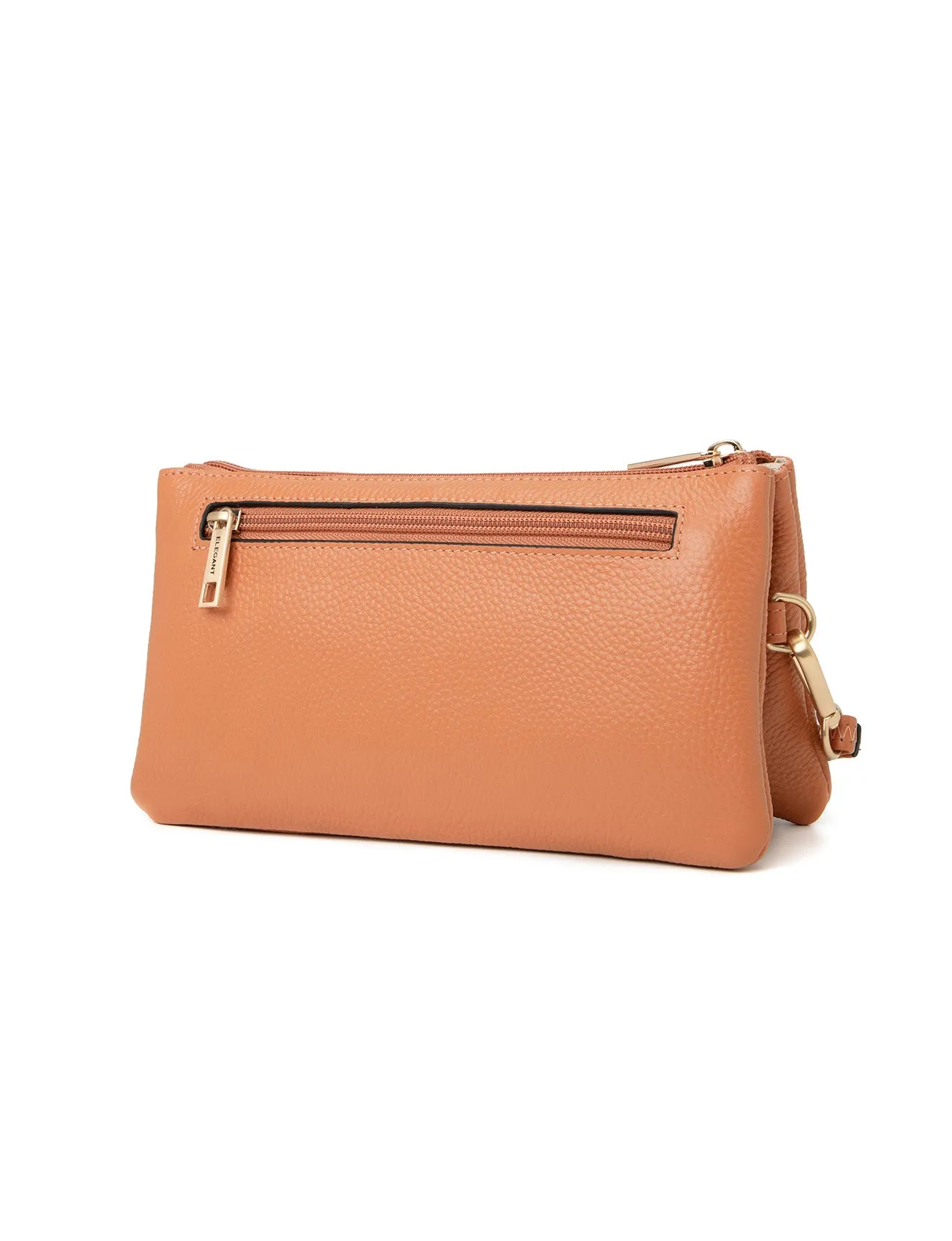 CANDICE LEATHER WALLET WITH SHOULDER STRAP- E1-0809-APR-SALE