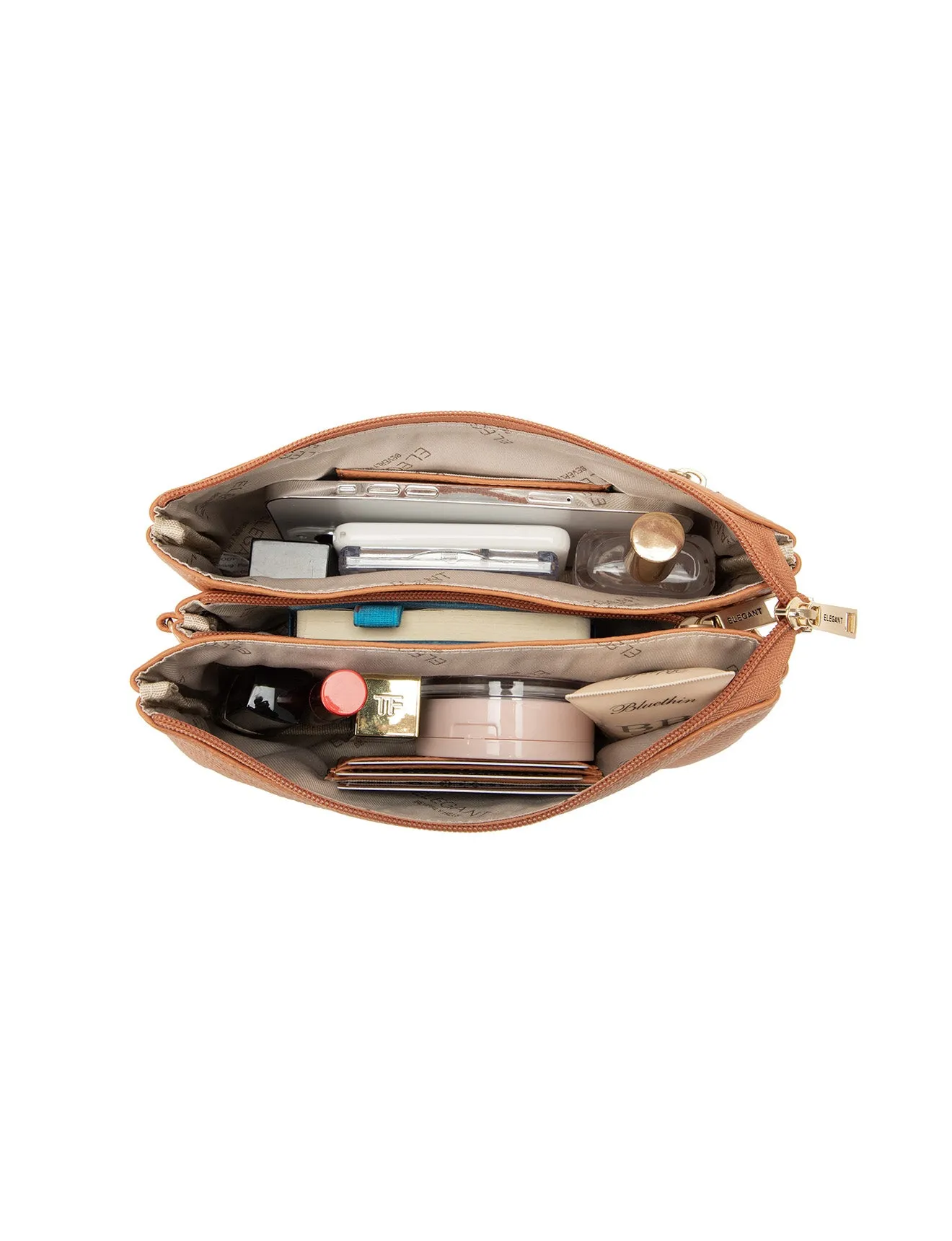 CANDICE LEATHER WALLET WITH SHOULDER STRAP- E1-0809-APR-SALE