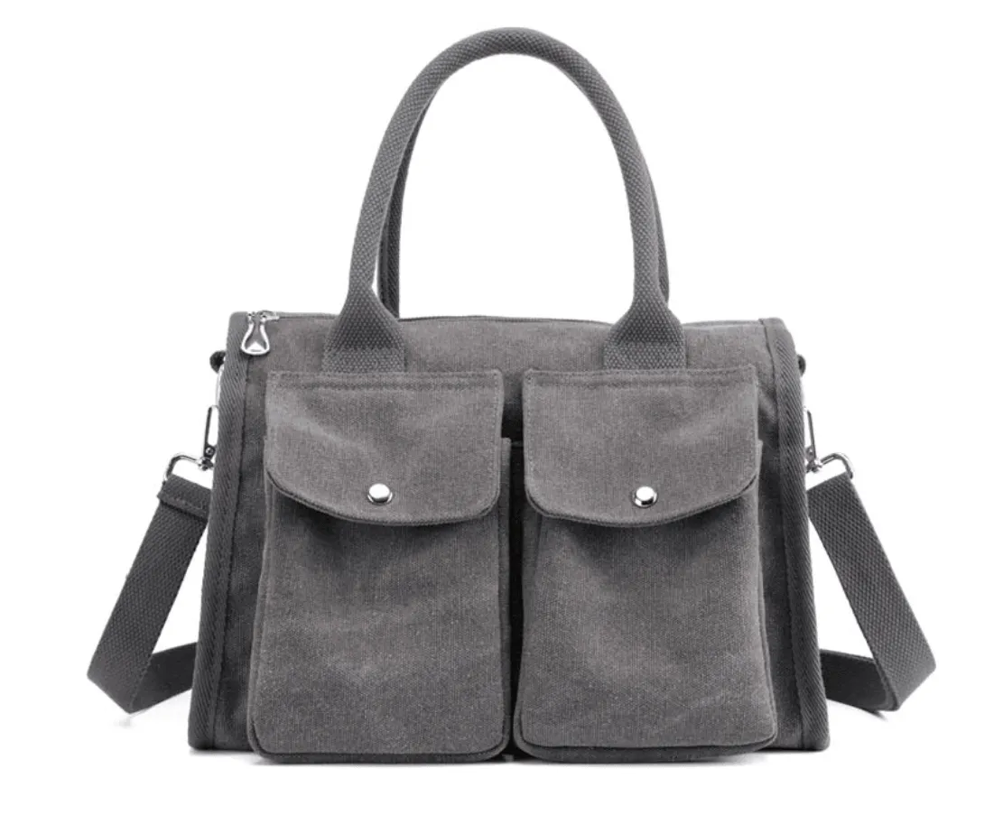 Canvas Women Bags for Women 2021 Doctor Bag Ladies Hand Bags Handbag Designer Totes Casual Canvas Crossbody Bag Shoulder Hobo