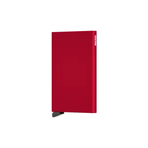 Cardprotector Aluminium Red