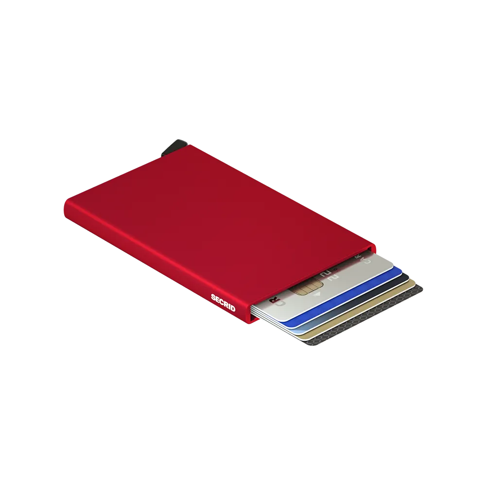 Cardprotector Aluminium Red