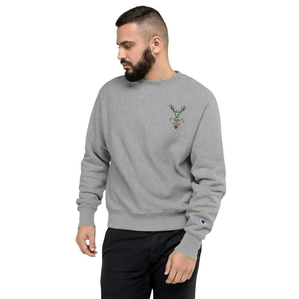 Champion Sweatshirt Christmas Deer