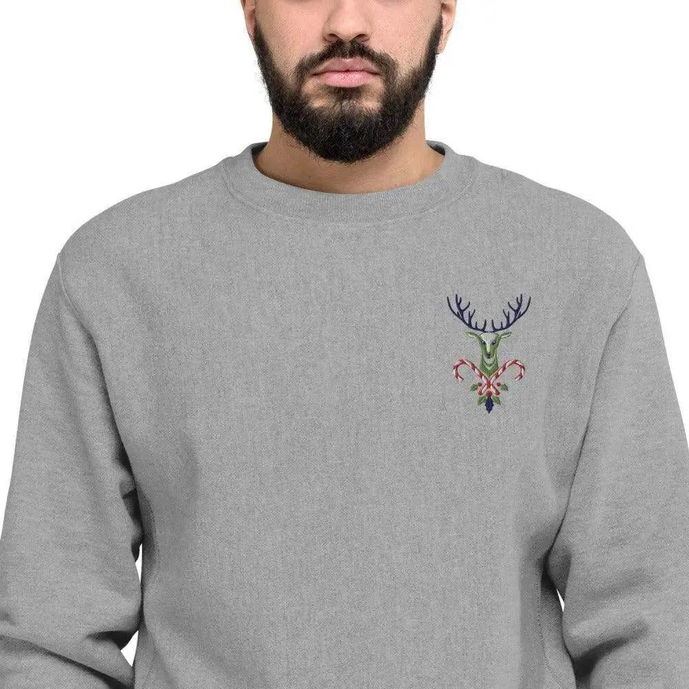 Champion Sweatshirt Christmas Deer