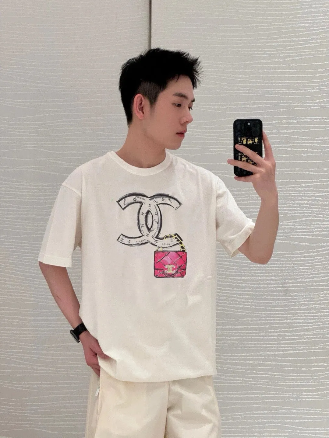 Chanel Logo T-Shirt (White)