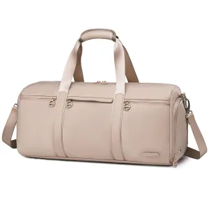 Chantria 21L Premium Gym Bag Water Resistant Duffel Bag with Shoe Compartment and Detachable Shoulder Straps for Women, CB00777