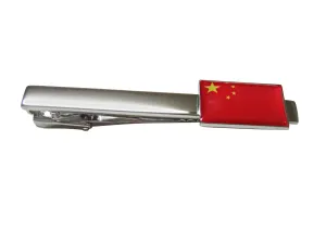 China Flag Square Tie Clip