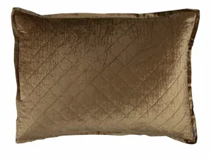 Chloe Luxe European Pillow / Straw Velvet 27X36