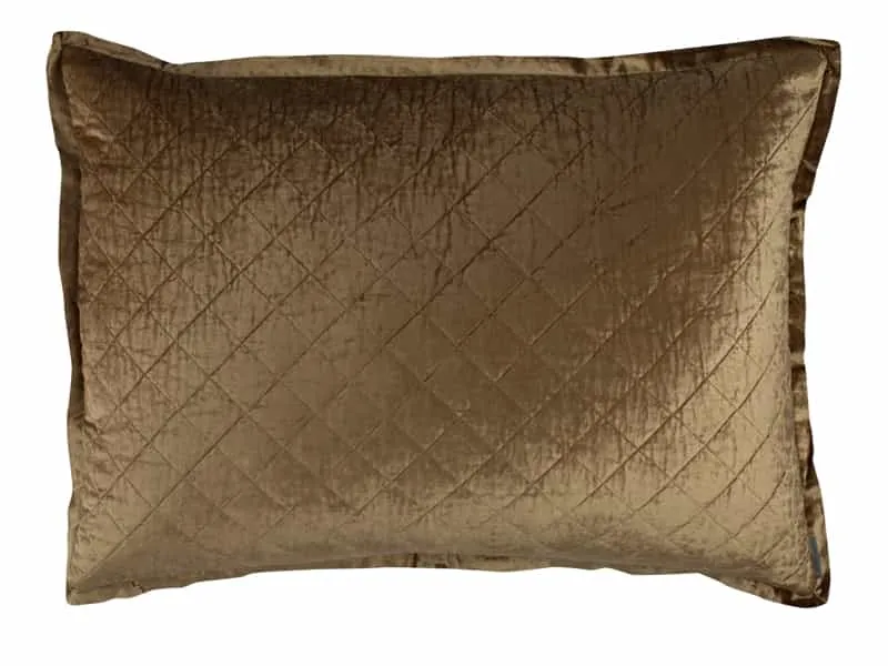 Chloe Luxe European Pillow / Straw Velvet 27X36