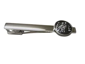 Circular Owl of Athena Square Tie Clip